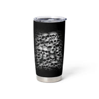 Skull Tumbler Cup Twisted Head Skull - Wonder Print Shop
