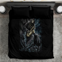 Skull Bedding Set Musician Of Death - Wonder Print Shop