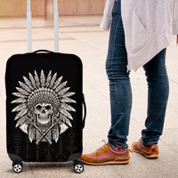 Skull Luggage Cover Chief Skeleton - Wonder Print Shop