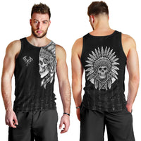 Skull Men Tank Top Chief Skeleton DT01