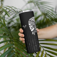 Skull Skinny Tumbler Chief Skeleton - Wonder Print Shop