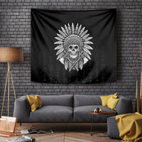 Skull Tapestry Chief Skeleton - Wonder Print Shop