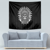 Skull Tapestry Chief Skeleton - Wonder Print Shop