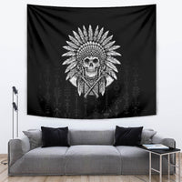Skull Tapestry Chief Skeleton - Wonder Print Shop