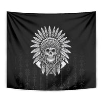 Skull Tapestry Chief Skeleton - Wonder Print Shop