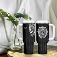 Skull Tumbler With Handle Chief Skeleton - Wonder Print Shop
