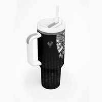 Skull Tumbler With Handle Chief Skeleton - Wonder Print Shop