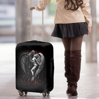 Skull Luggage Cover Death Angel In Love - Wonder Print Shop