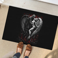 Skull Rubber Doormat Death Angel In Love - Wonder Print Shop
