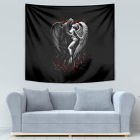 Skull Tapestry Death Angel In Love - Wonder Print Shop