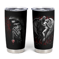 Skull Tumbler Cup Death Angel In Love - Wonder Print Shop