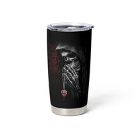 Skull Tumbler Cup Death Angel In Love - Wonder Print Shop