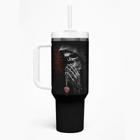 Skull Tumbler With Handle Death Angel In Love - Wonder Print Shop