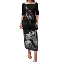 Skull Puletasi Death Angel And Da de Muertos Girl - Wonder Print Shop