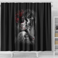 skull-shower-curtain-death-angel-and-da-de-muertos-girl