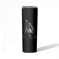 Skull Skinny Tumbler Death Angel And Da de Muertos Girl - Wonder Print Shop
