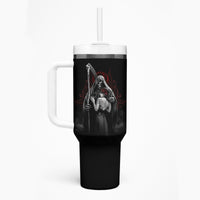 Skull Tumbler With Handle Death Angel And Da de Muertos Girl - Wonder Print Shop