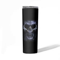 Skull Skinny Tumbler Purple Death Reaper - Wonder Print Shop