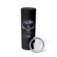 Skull Skinny Tumbler Purple Death Reaper - Wonder Print Shop