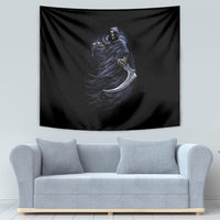 Skull Tapestry Purple Death Reaper - Wonder Print Shop