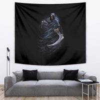 Skull Tapestry Purple Death Reaper - Wonder Print Shop