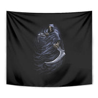 Skull Tapestry Purple Death Reaper - Wonder Print Shop