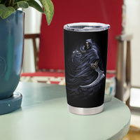 Skull Tumbler Cup Purple Death Reaper - Wonder Print Shop