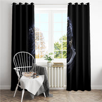 Skull Window Curtain Purple Death Reaper - Wonder Print Shop