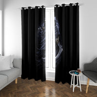 Skull Window Curtain Purple Death Reaper - Wonder Print Shop