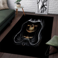 Skull Area Rug Double Skull And Death Angel - Wonder Print Shop