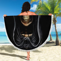 Skull Beach Blanket Double Skull And Death Angel - Wonder Print Shop