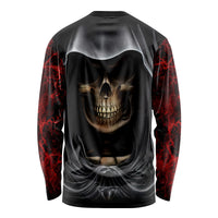 Skull Long Sleeve Shirt Double Skull And Death Angel - Wonder Print Shop
