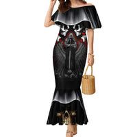 Skull Mermaid Dress Double Skull And Death Angel - Wonder Print Shop