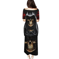 Skull Puletasi Double Skull And Death Angel - Wonder Print Shop