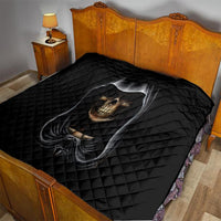 Skull Quilt Double Skull And Death Angel - Wonder Print Shop