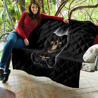 Skull Quilt Double Skull And Death Angel - Wonder Print Shop