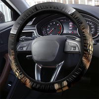 Skull Steering Wheel Cover Double Skull And Death Angel - Wonder Print Shop