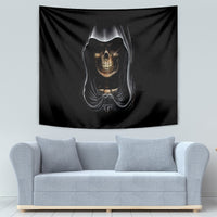 Skull Tapestry Double Skull And Death Angel - Wonder Print Shop