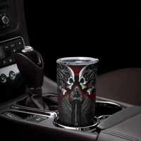 Skull Tumbler Cup Double Skull And Death Angel - Wonder Print Shop