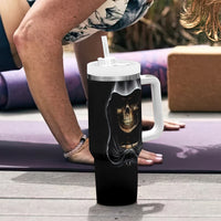 Skull Tumbler With Handle Double Skull And Death Angel - Wonder Print Shop