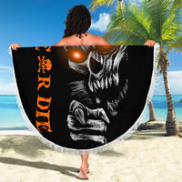 Skull Beach Blanket Ride Or Die - Wonder Print Shop