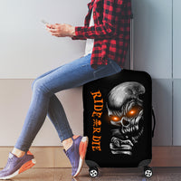 Skull Luggage Cover Ride Or Die - Wonder Print Shop