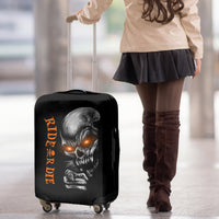 Skull Luggage Cover Ride Or Die - Wonder Print Shop