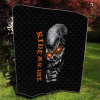 Skull Quilt Ride Or Die - Wonder Print Shop