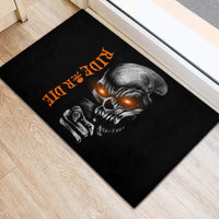 Skull Rubber Doormat Ride Or Die - Wonder Print Shop