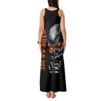 Skull Tank Maxi Dress Ride Or Die - Wonder Print Shop
