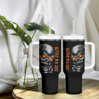 Skull Tumbler With Handle Ride Or Die - Wonder Print Shop