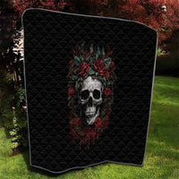 Skull Quilt Red Rose - Wonder Print Shop
