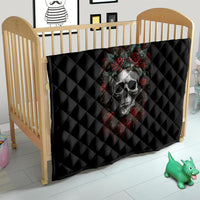 Skull Quilt Red Rose - Wonder Print Shop