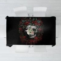 Skull Tablecloth Red Rose - Wonder Print Shop